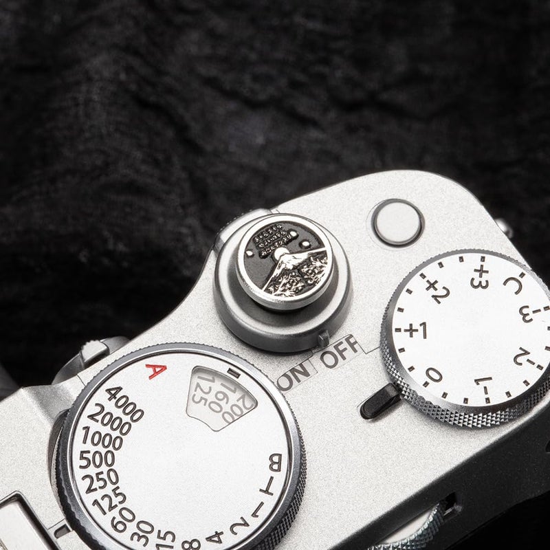 DBZZ Falling Cherry Blossoms Camera Metal Shutter Decorative Button for Fujifilm X100VI X-M5 X-E5 X-Half X-T4 X-T3 for Nikon zf zfc (Aluminum Alloy-Shutter Decorative Button) - Image 5